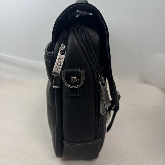 Kenneth Cole REACTION Business 16" Colombian Leather Laptop Messenger Bag - Picture 13 of 16